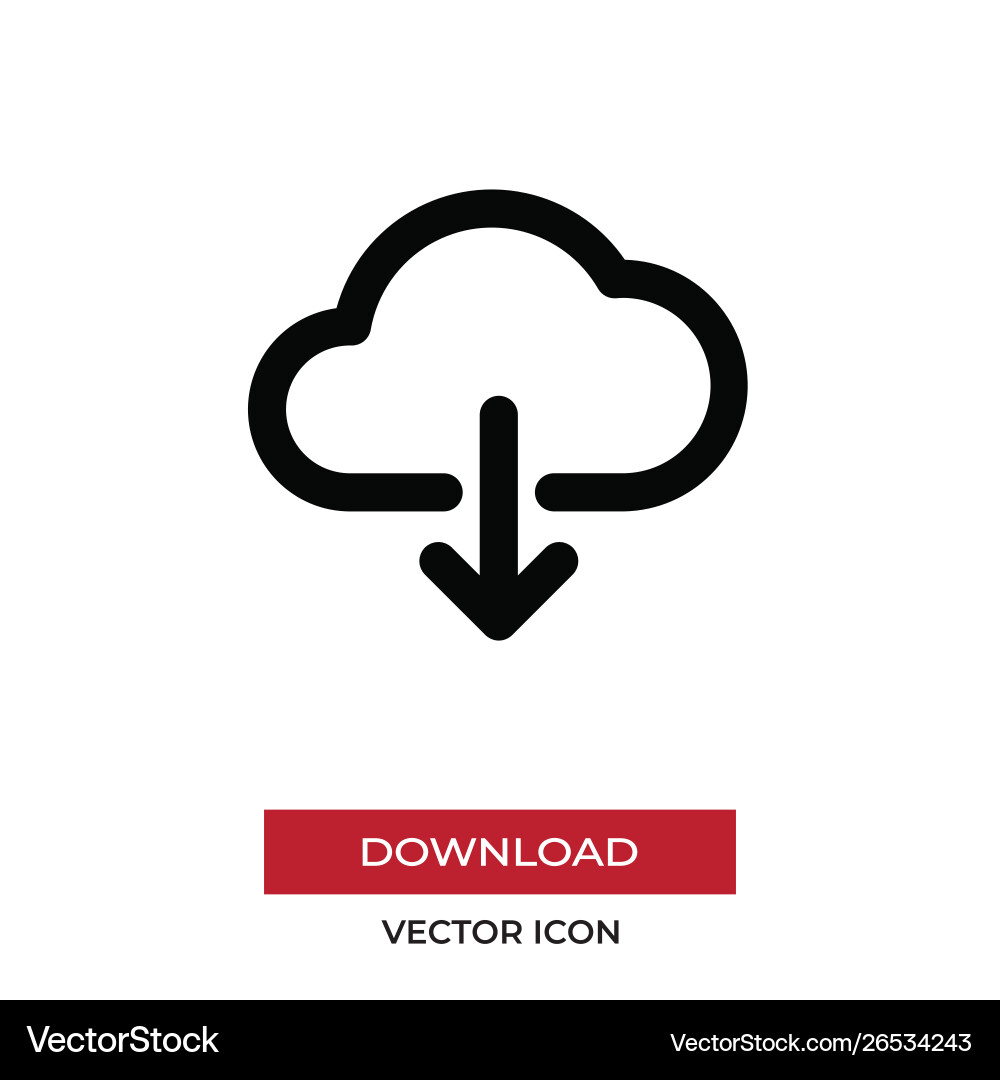 Upload icon in modern style for web site Upload icon in modern style for web site vector image