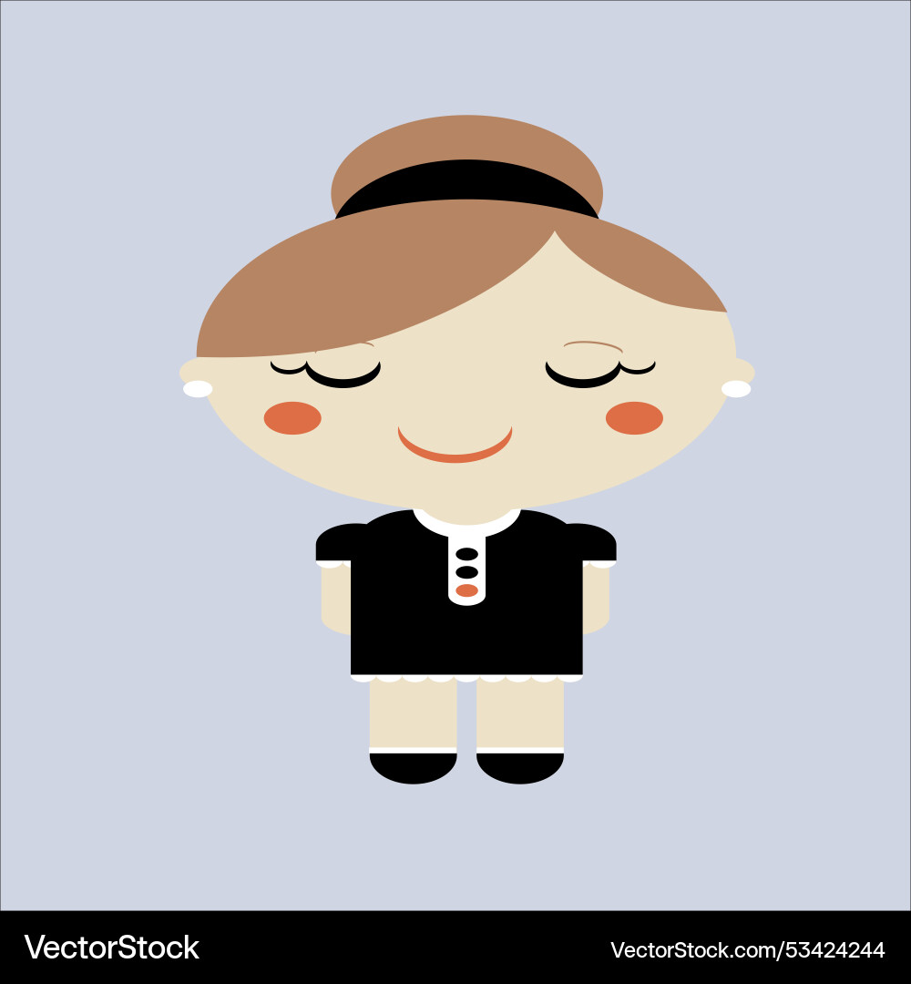 A logo with an attractive shape and color combinat Vector Image