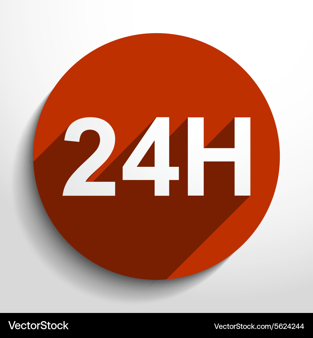 All day open web icon vector image