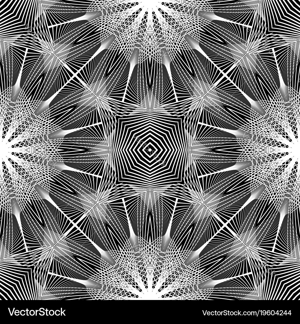 Design seamless monochrome grid pattern Vector Image