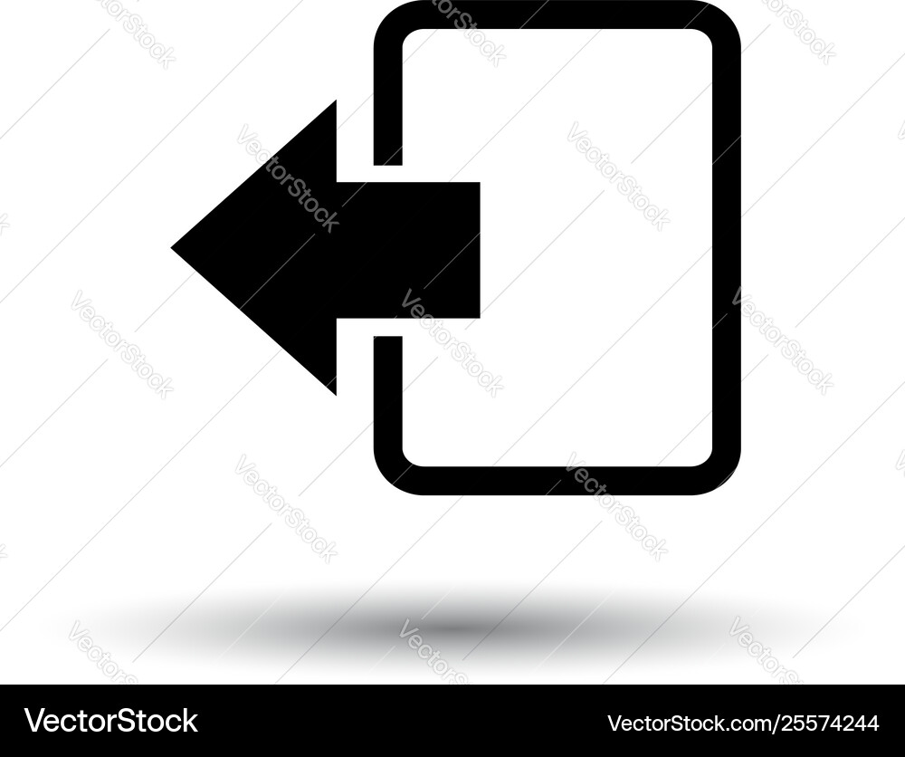 Exit icon Vector Image