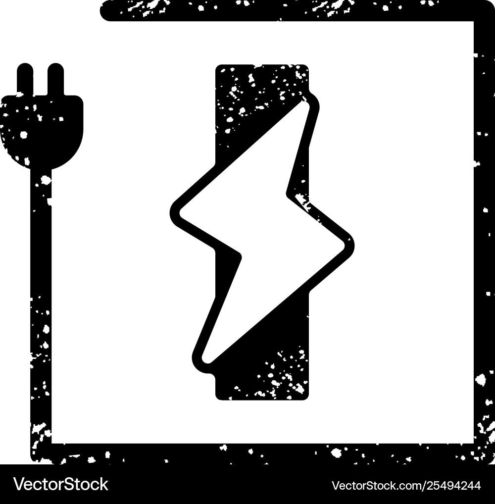 Flash-Logo initial i Symbol elektrisches Symbol Flash-Logo initial i Symbol elektrisches Symbol vektorbild