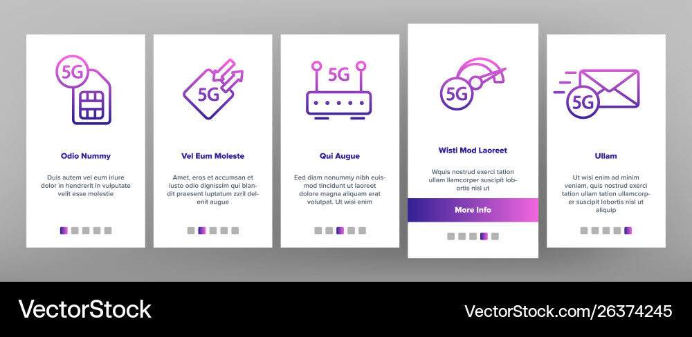5g fast network connection to website Vector Image
