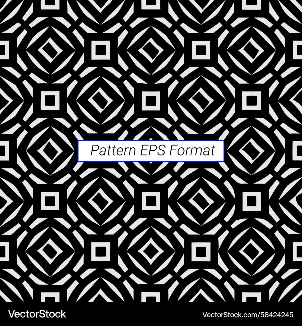 Intersecting Circle Pattern Vector Image