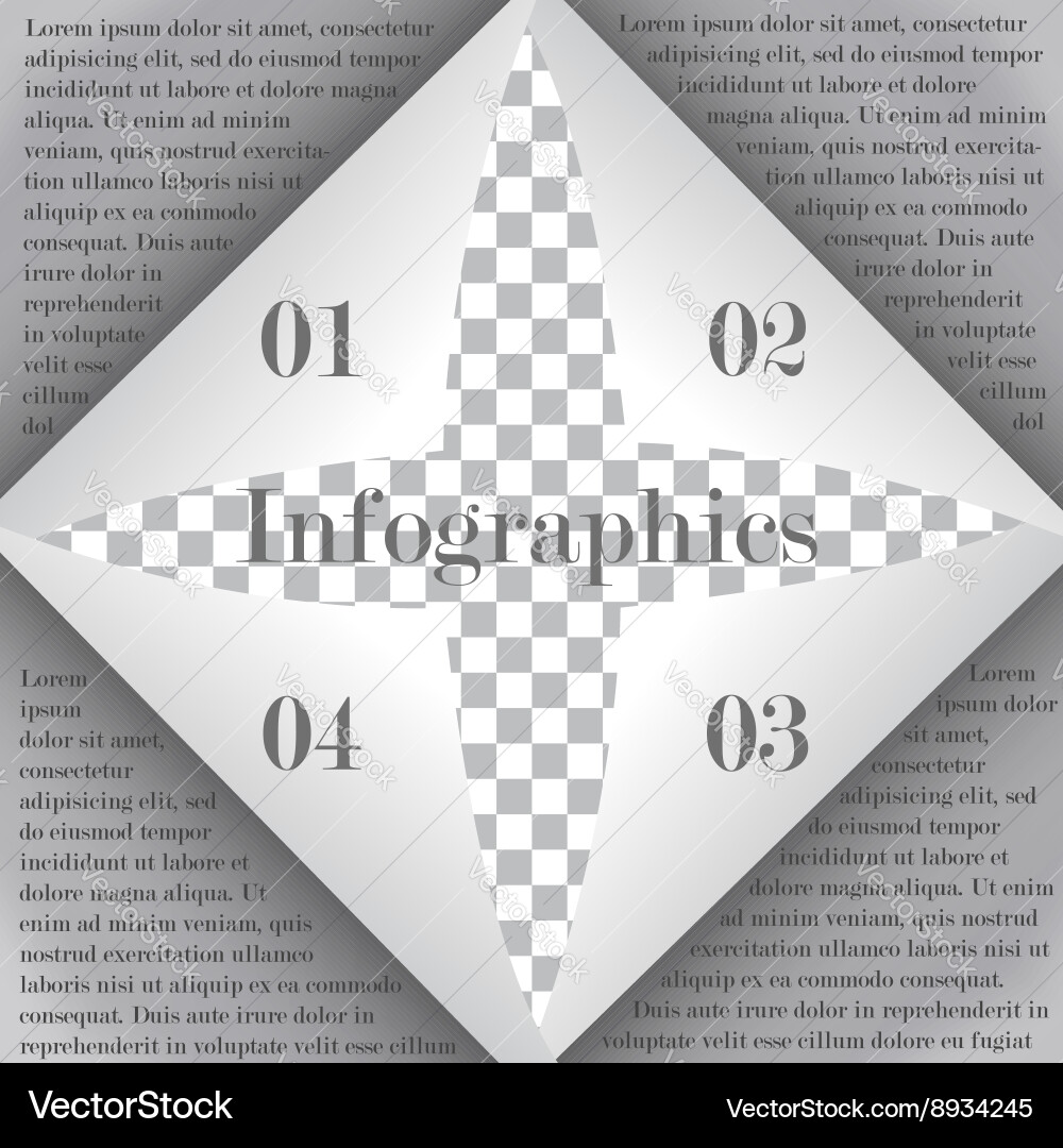 Page curl for infographic Vector Image