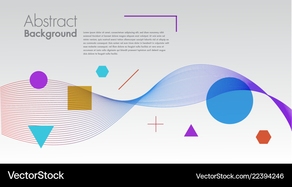 Abstract background with dynamic linear waves Abstract background with dynamic linear waves vector image