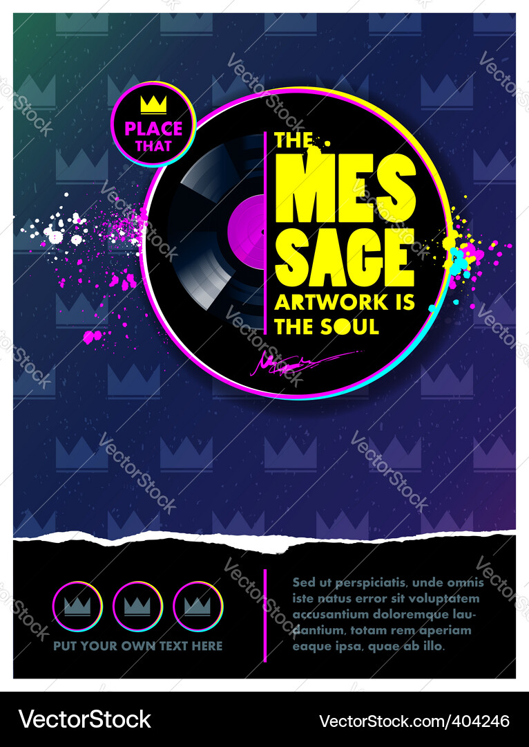 Abstract Circle Background vector image