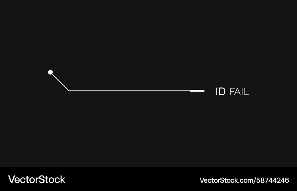 Hud callout frame lines Vector Image