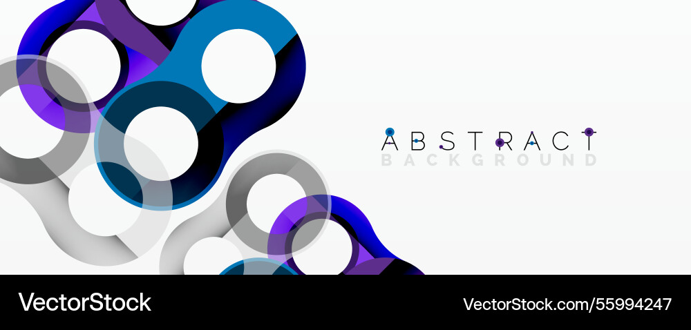 Abstract geometric pattern with interlocking Vector Image