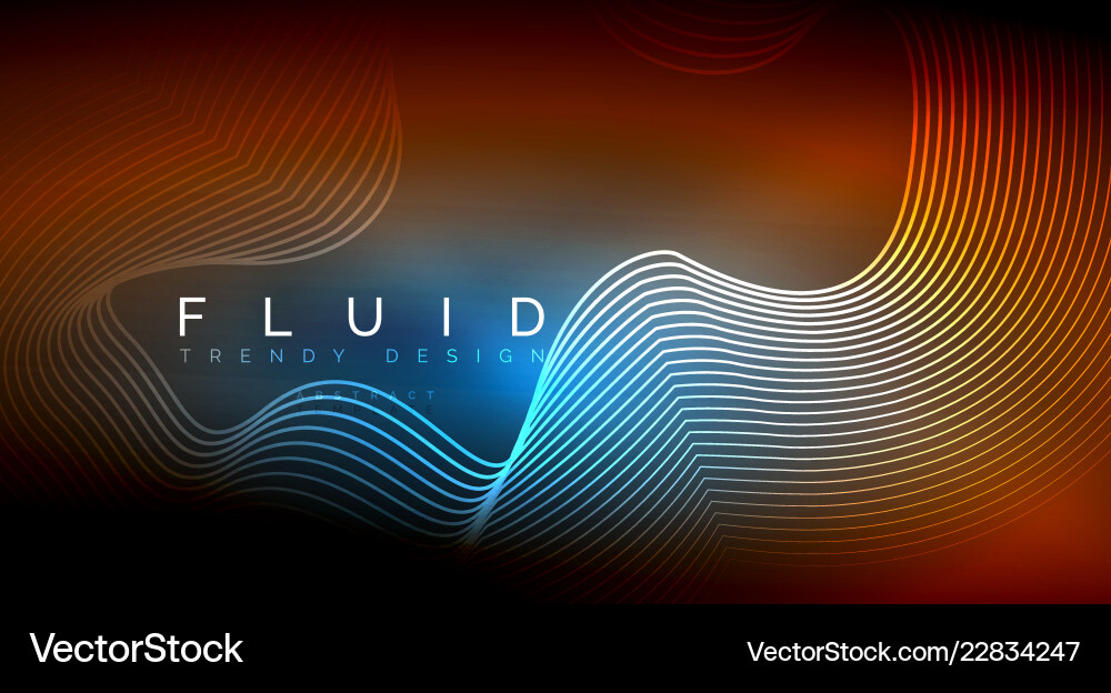 Digital flowing wave particles abstract background Digital flowing wave particles abstract background Vector Image