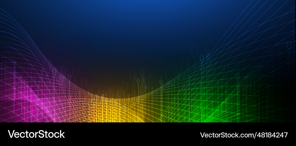 Quantum processing deep learning artificial Quantum processing deep learning artificial vector image