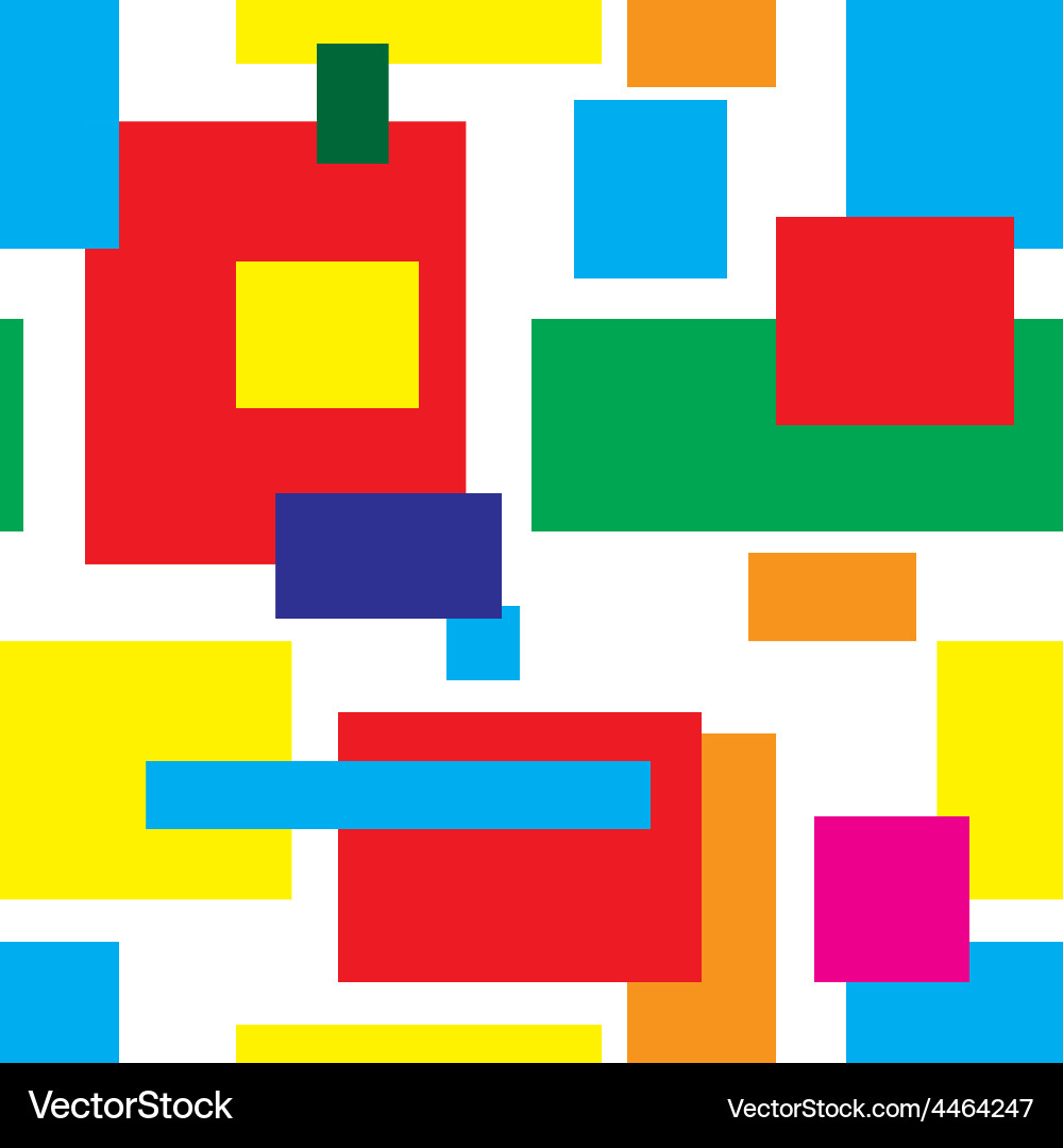 Seamless pattern consisting squares and rectangles Vector Image