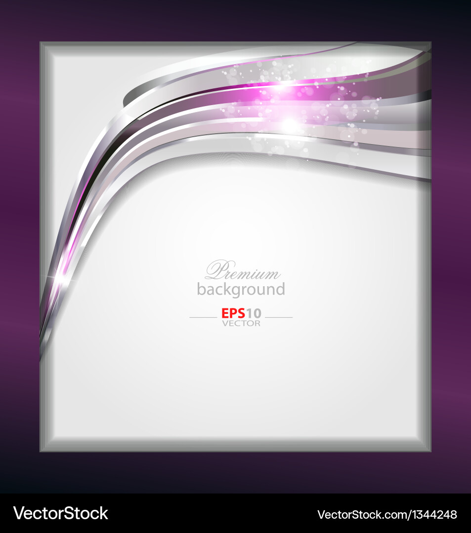 Abstract art frame background vector image