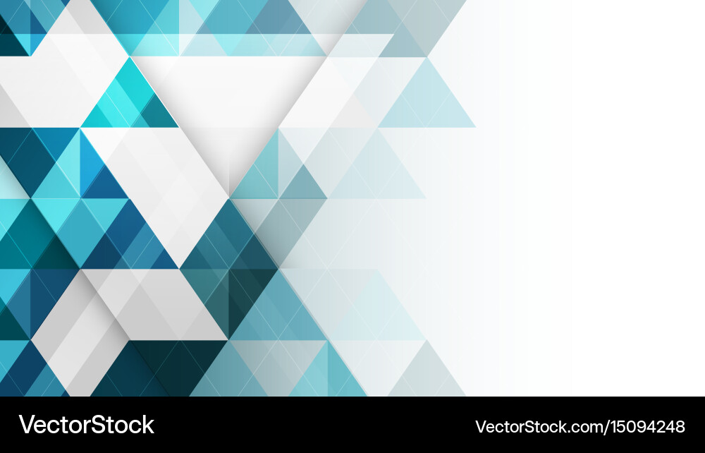 Dynamic Triangular Background vector image