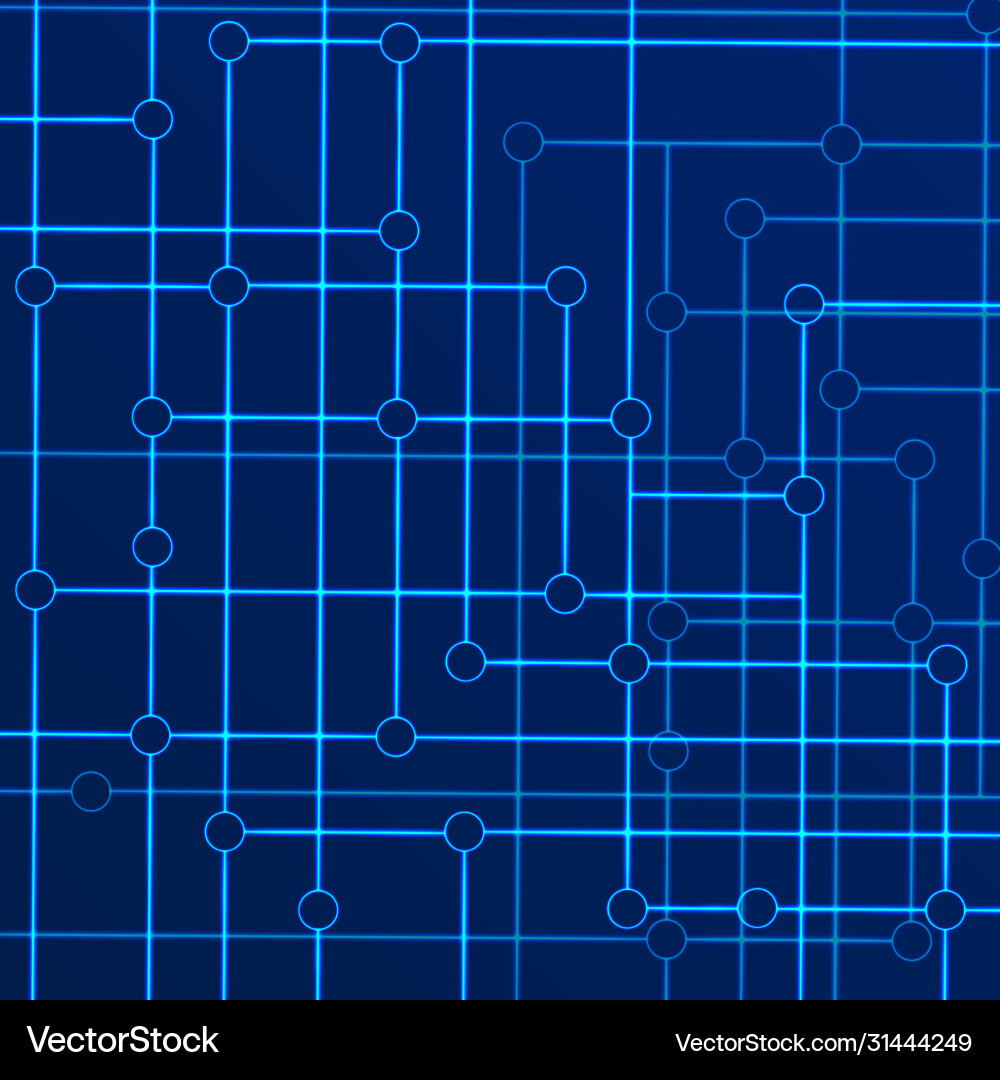 Background lines connected circles Background lines connected circles vector image
