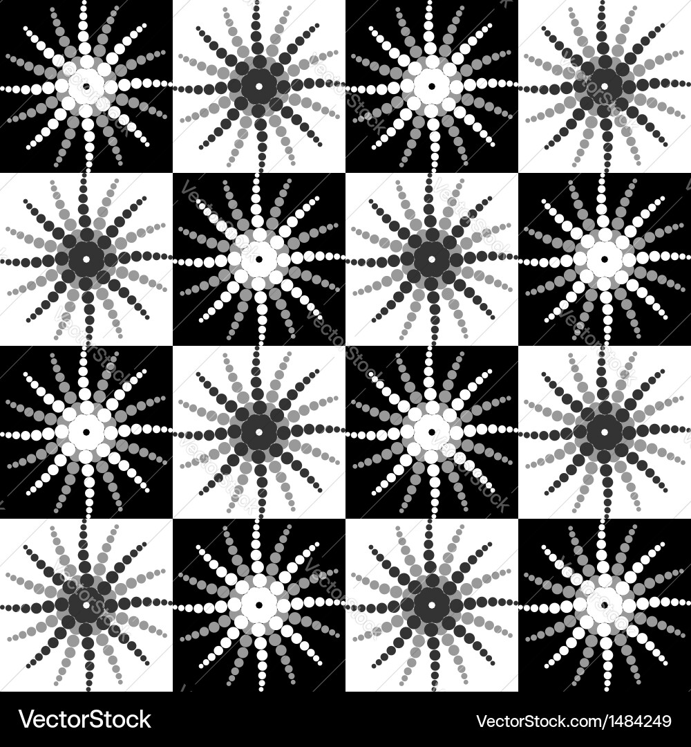 Design seamless monochrome pattern vector image