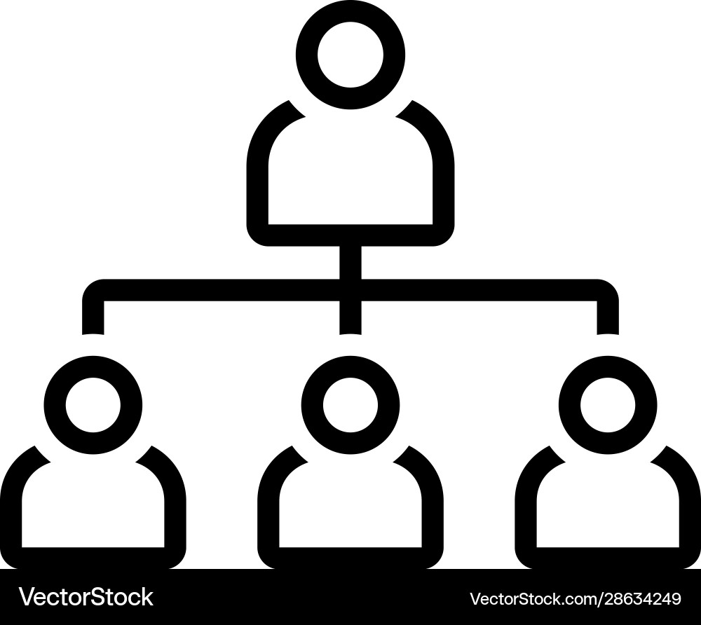 Hierarchy vector image