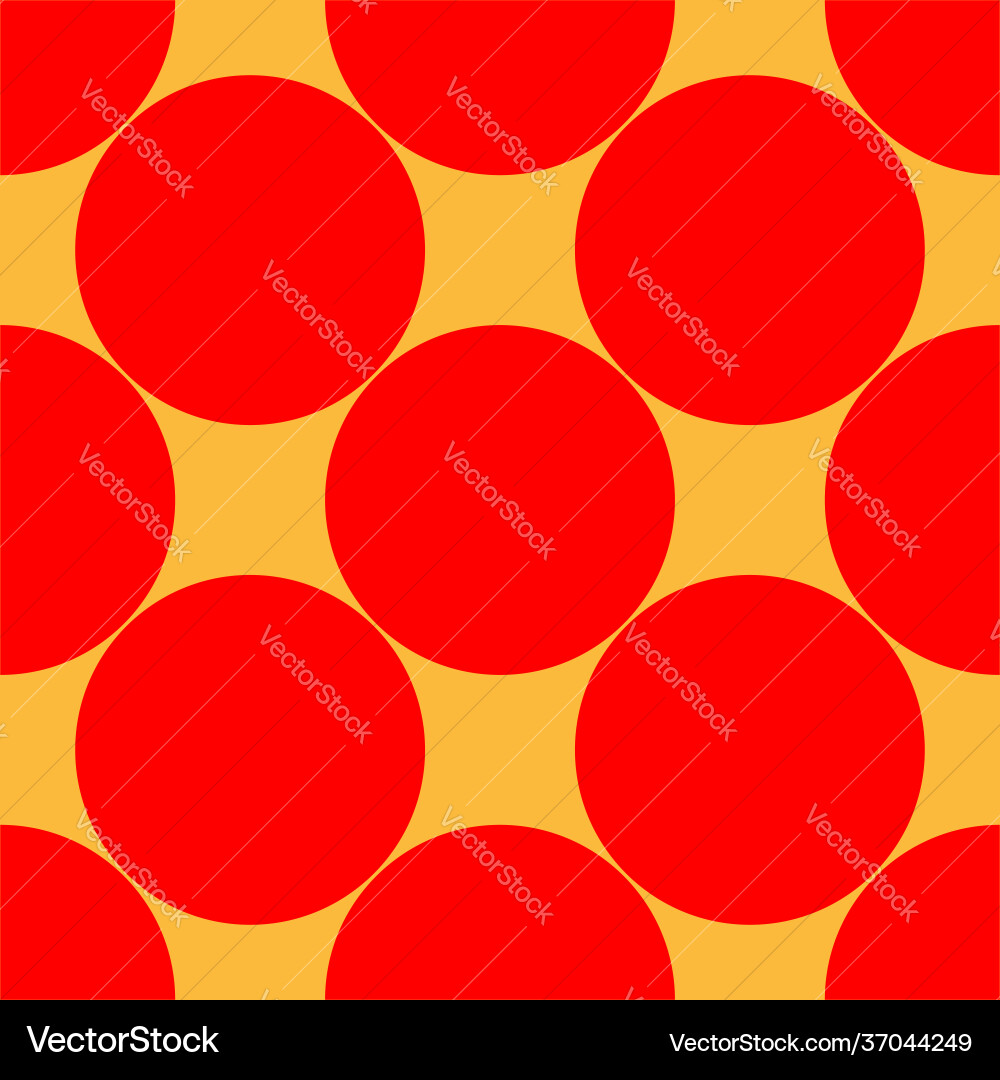 Pop-art comic yellow and red dotted circles Pop-art comic yellow and red dotted circles vector image