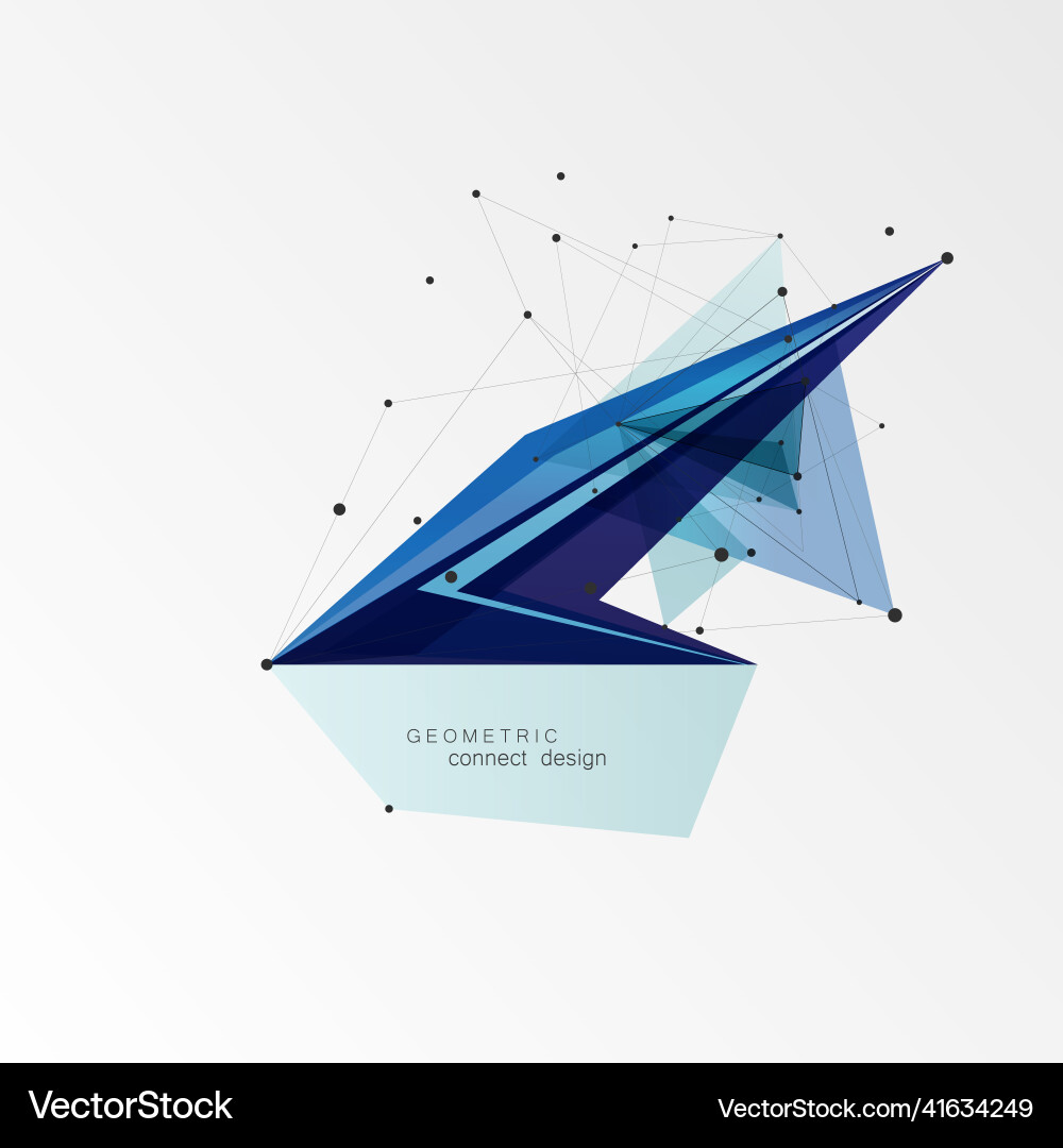 Triangle abstract shape design for presentations Triangle abstract shape design for presentations vector image