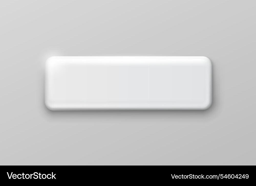 White frame label event bar button grey Vector Image