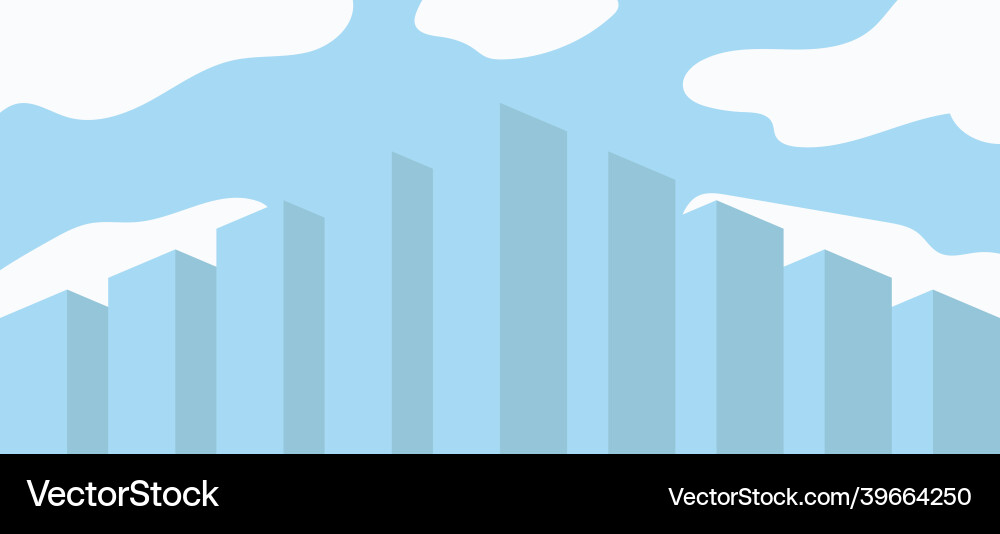Building abstract background vector image