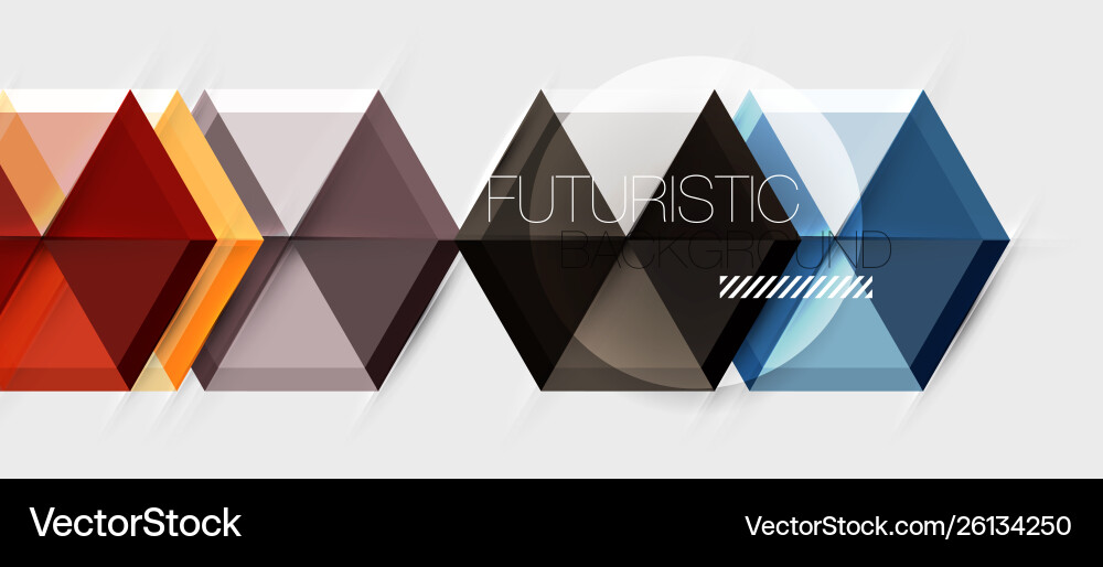 Geometric triangle and hexagon abstract background Geometric triangle and hexagon abstract background Vector Image