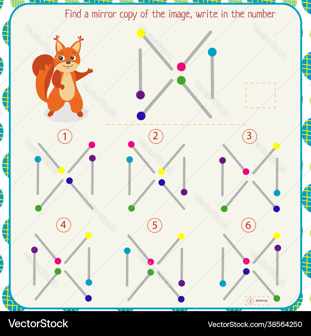 Logic puzzle game for children Logic puzzle game for children vector image
