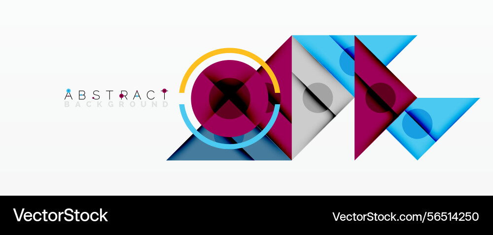 Modern abstract design overlapping shapes create Modern abstract design overlapping shapes create Vector Image