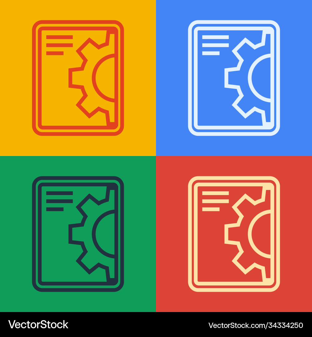 Pop art line software web development Pop art line software web development vector image