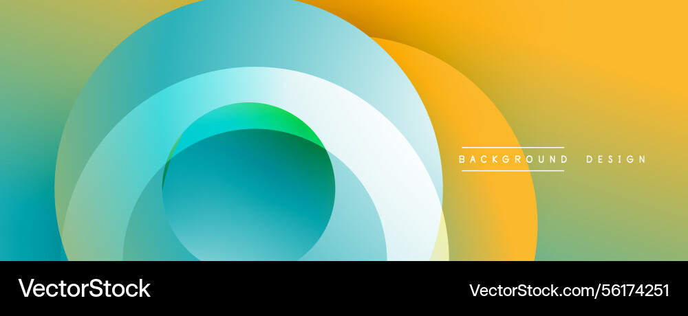 Abstract colorful circles overlap creating Abstract colorful circles overlap creating vector image