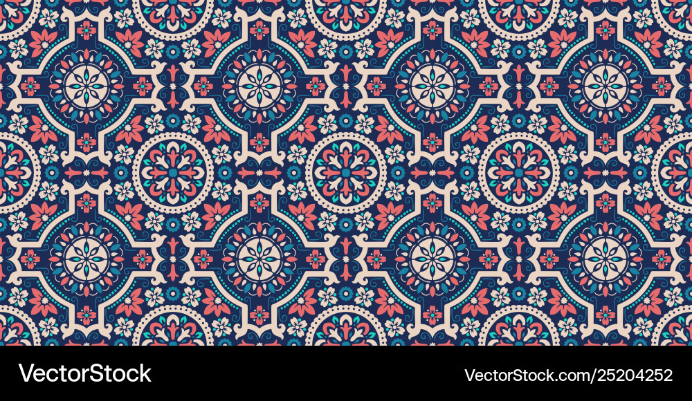 Damask seamless pattern background elegant Damask seamless pattern background elegant Vector Image
