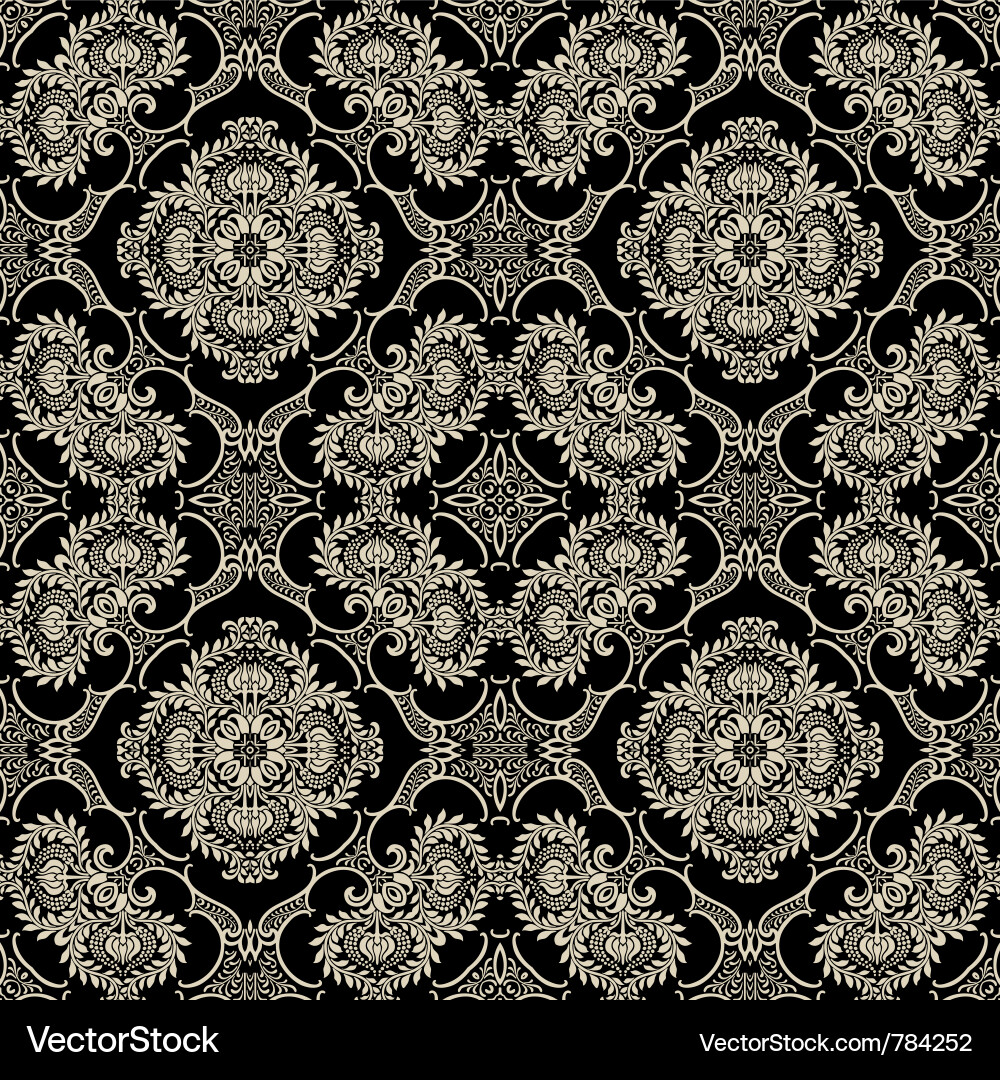 Elegant Damask Pattern vector image