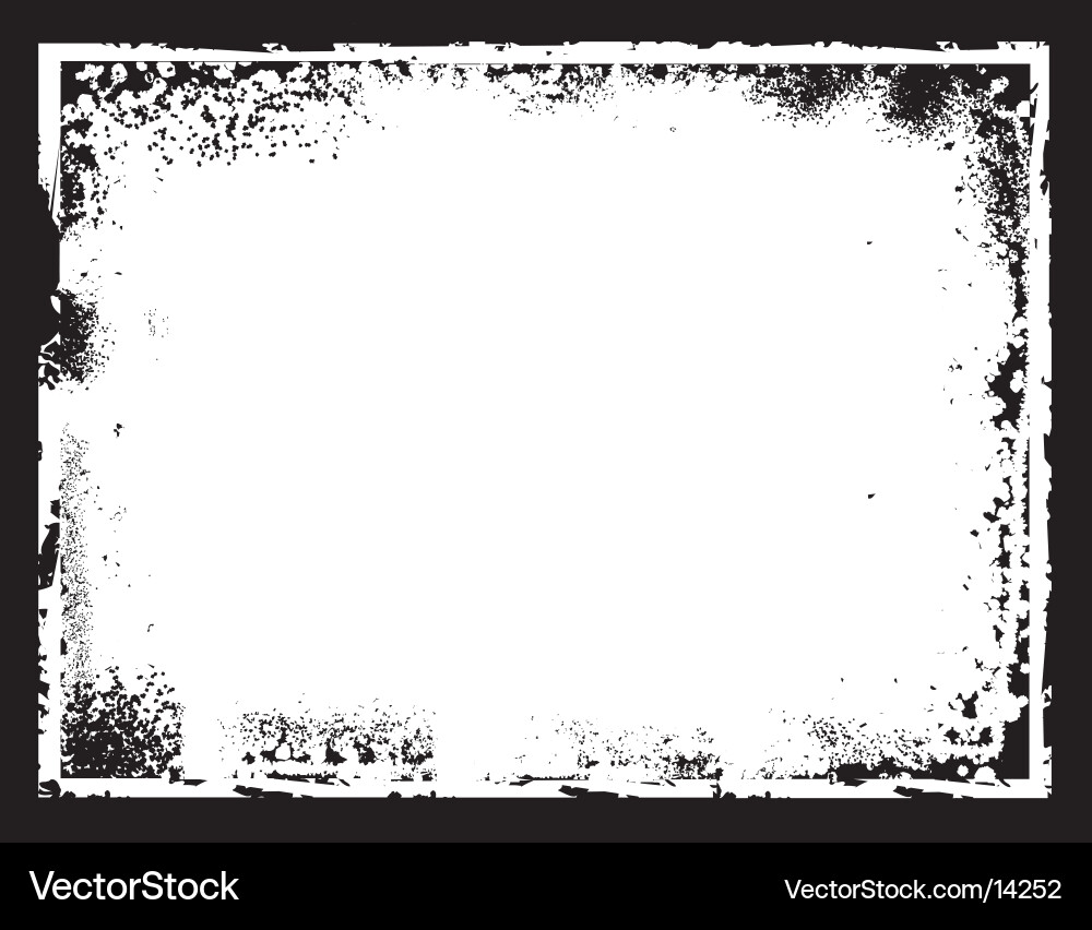 Grunge border frame Royalty Free Vector Image - VectorStock