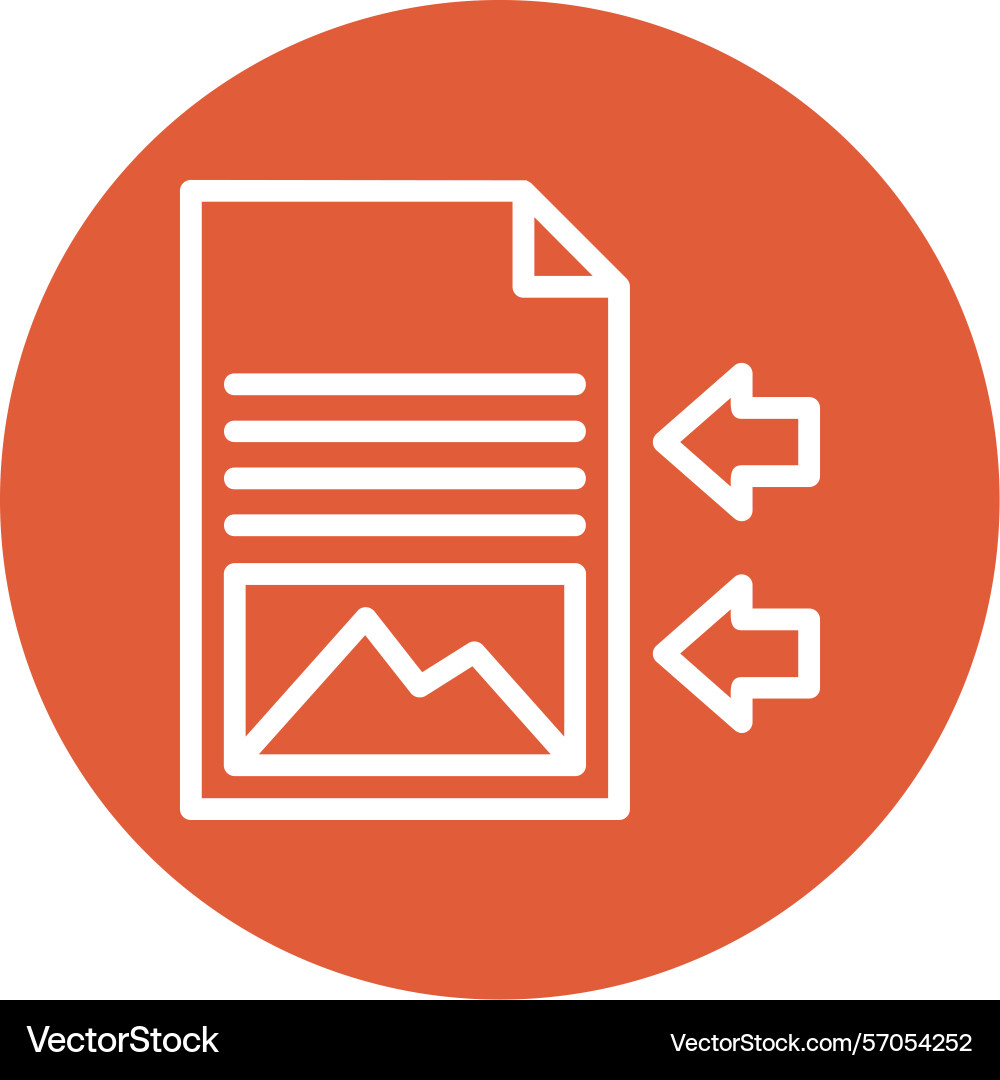 Shift sway line circle style icon design Vector Image
