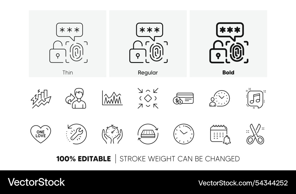 Timer investment and time line icons for web app Timer investment and time line icons for web app Vector Image