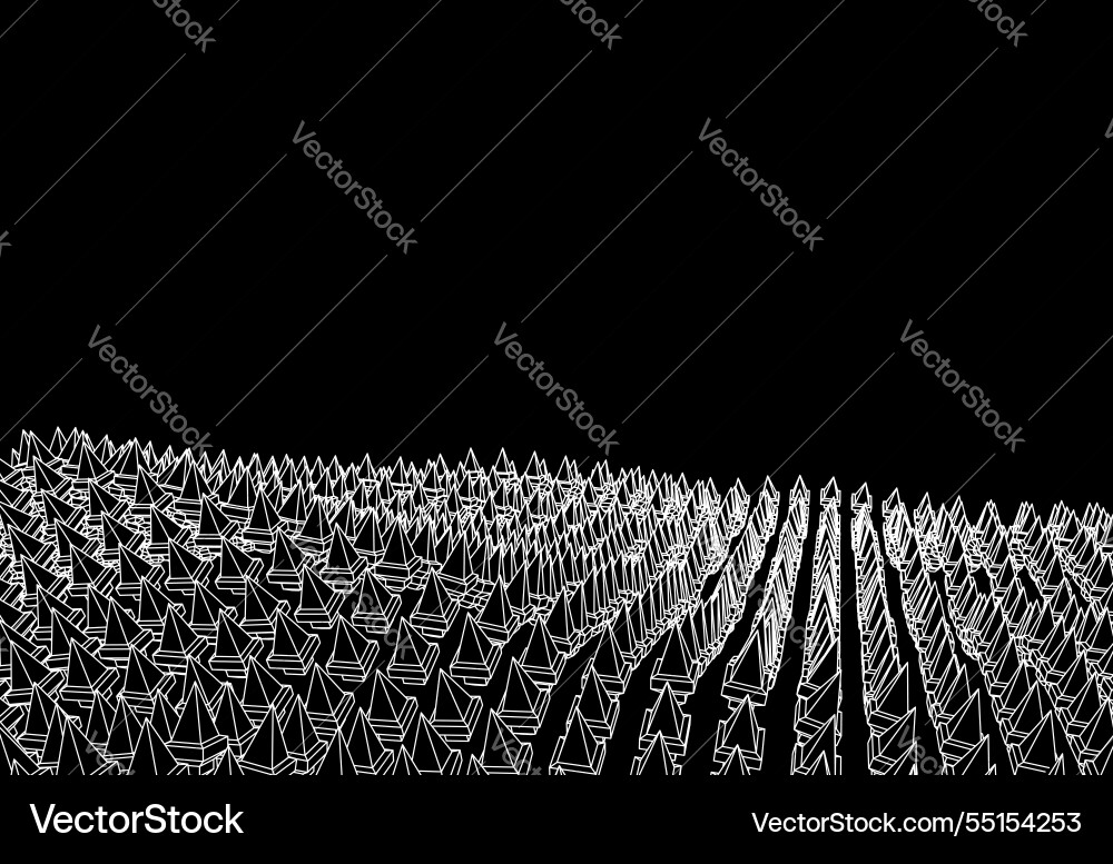 Abstract 3d background with surface of wireframe Abstract 3d background with surface of wireframe vector image