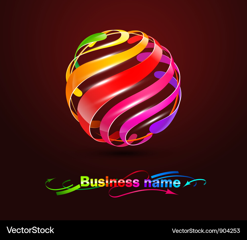 Dynamic Color Swirls Vector Image
