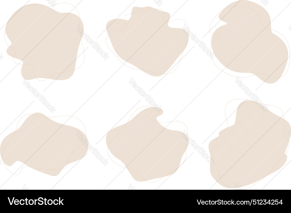 Blobs Flüssigkeit Formen Symbol visuellen Satz Blobs Flüssigkeit Formen Symbol visuellen Satz Vektorbild