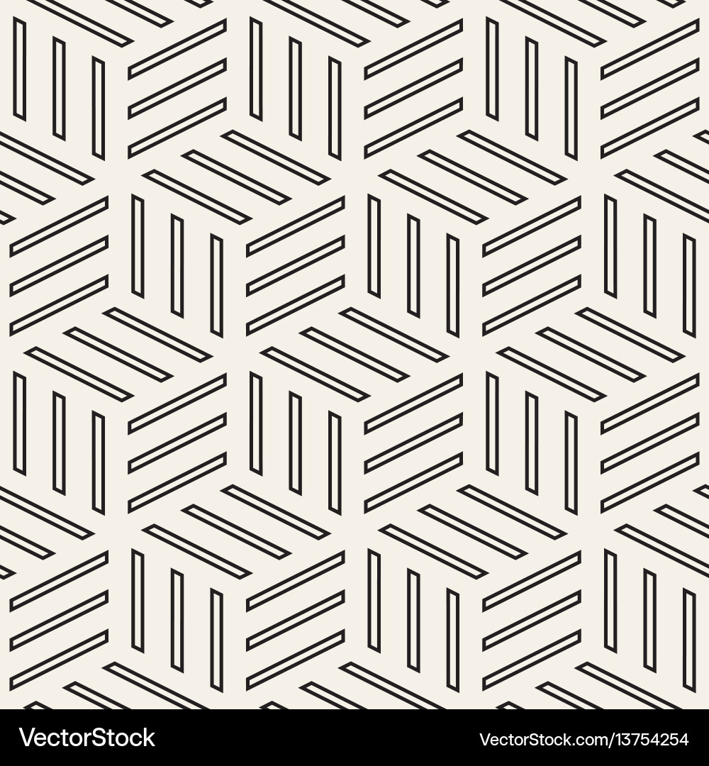 Cubic grid tiling endless stylish texture Cubic grid tiling endless stylish texture vector image