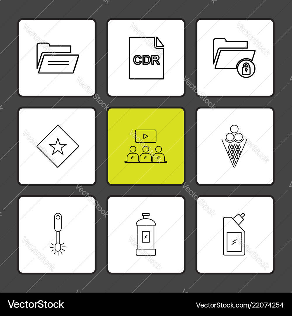 Folder bottle files file type windows vector image