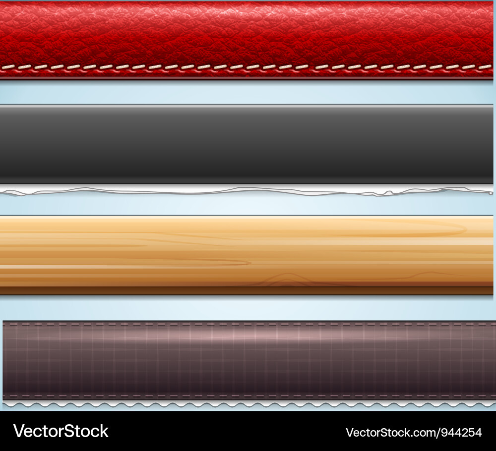 Modern Navigation Bar Set vector image