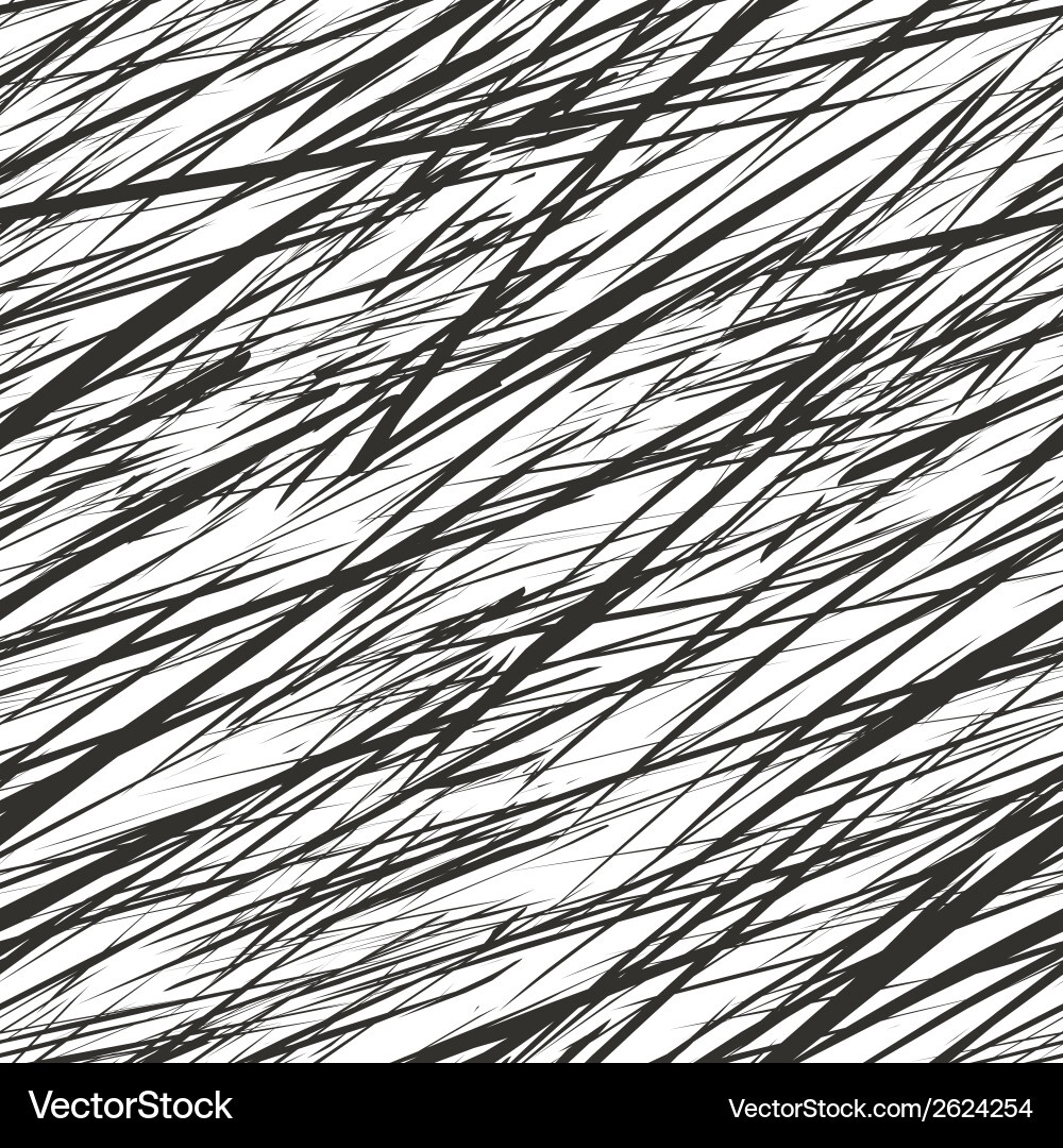 Seamless pattern with abstract linear grunge vector image