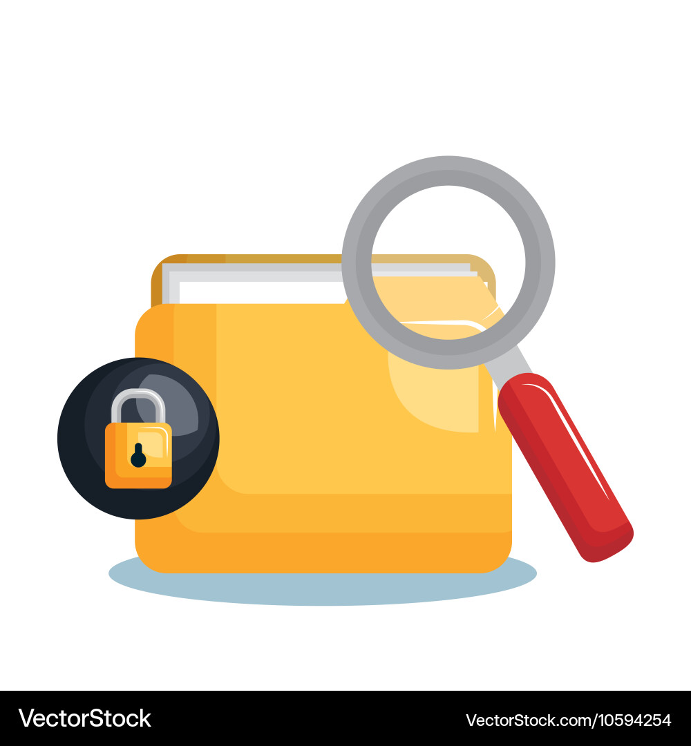 Technology data digital security design Vector Image