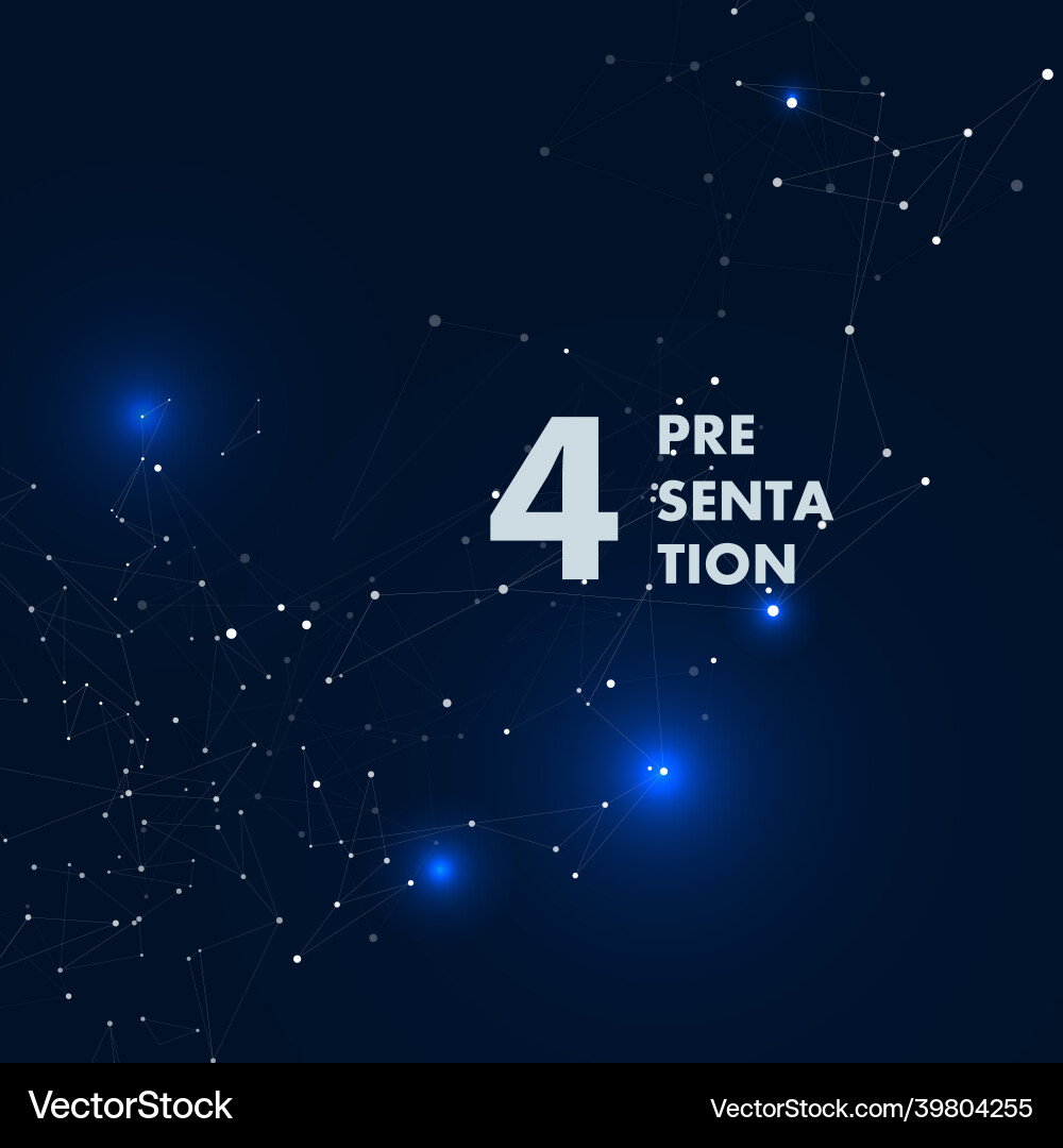 Abstract connection digital polygon space Abstract connection digital polygon space Vector Image
