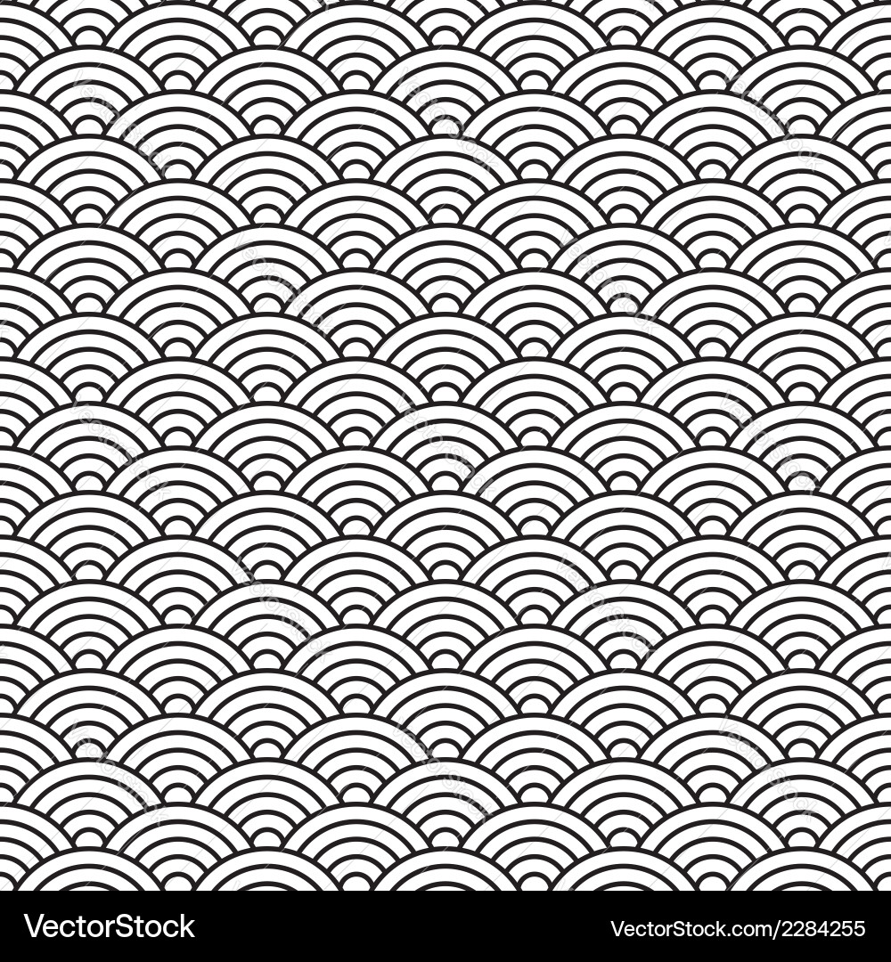 Elegant Seashell Pattern vector image