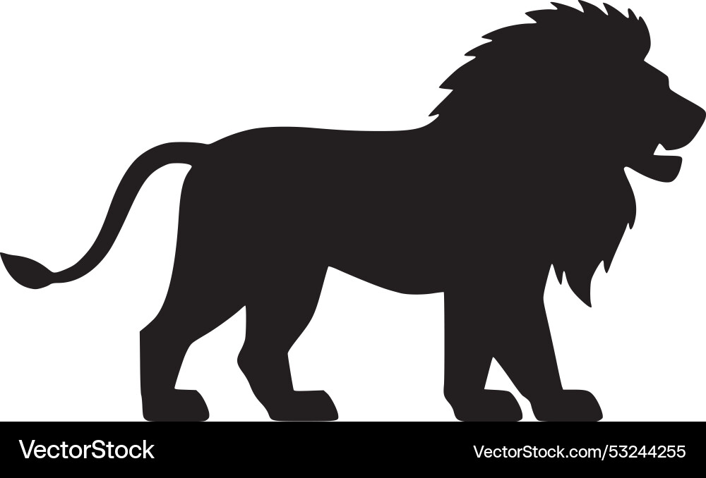Lion - minimalistische und einfache Silhouette Lion - minimalistische und einfache Silhouette vektorbild