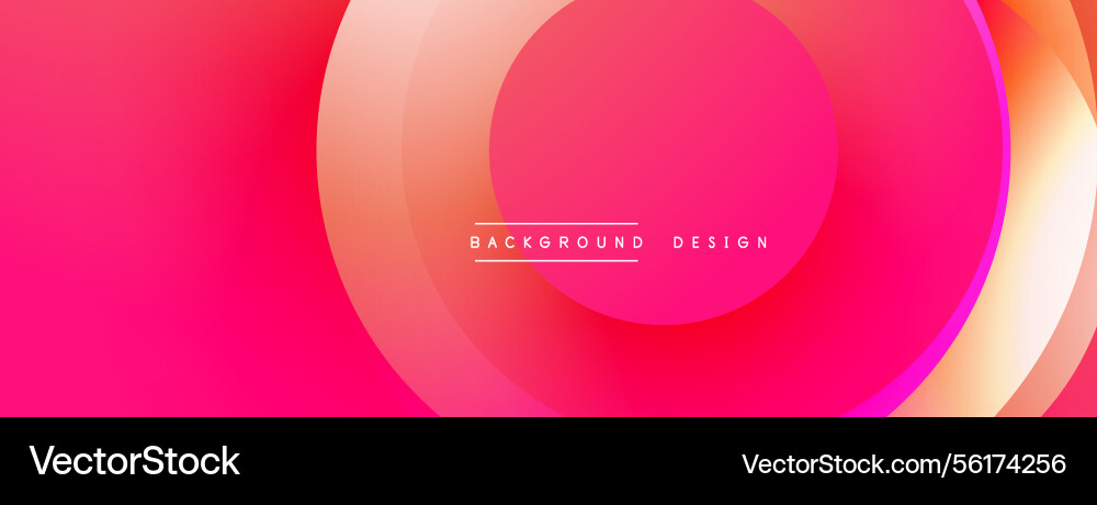 Abstract design features overlapping circles vector image