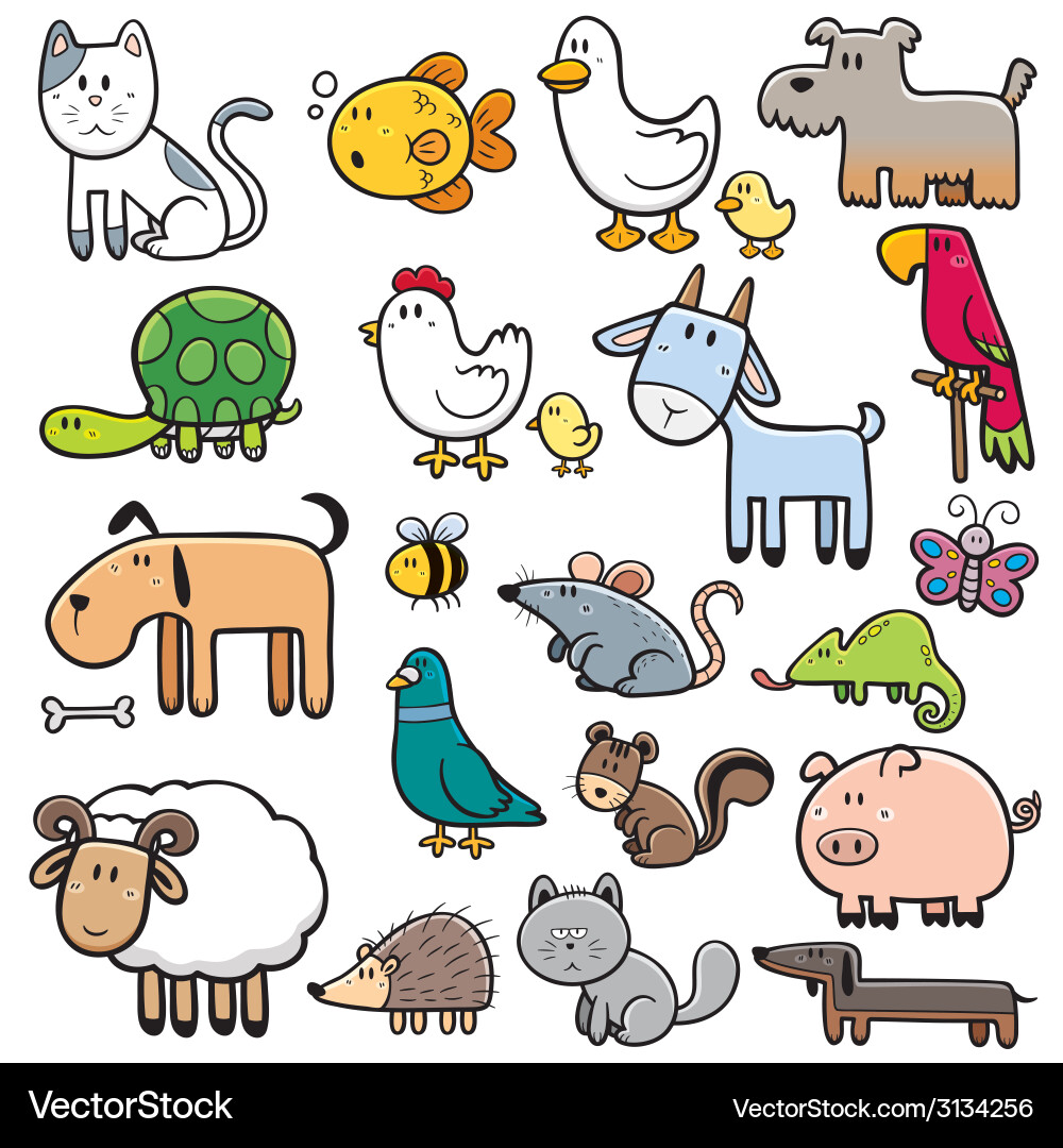 Animals Royalty Free Vector Image - VectorStock