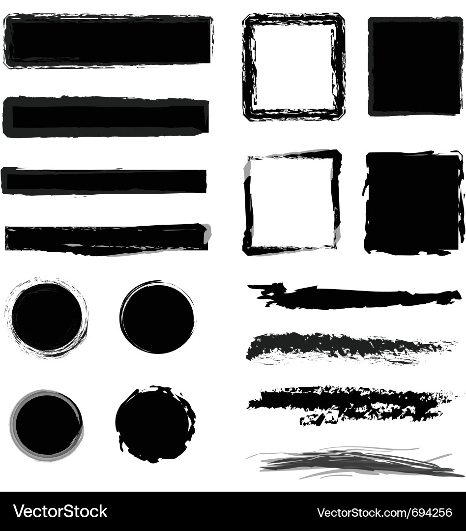 Grungy design element vector image