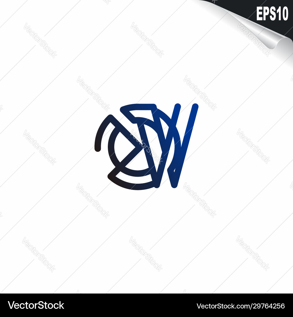 Initial ov logo monogram design template simple Initial ov logo monogram design template simple Vector Image
